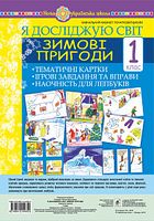 Я досліджую світ. 1 клас. Зимові пригоди. Тематичні картки. Інтегровані завдання та вправи. Наочність для лепбуків. НУШ
