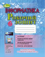 Інформатика, 6 кл. Робочий зошит - Інформатика 6 клас