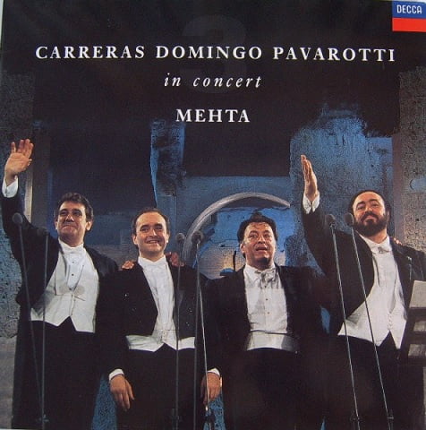 Carreras, Domingo, Pavarotti, Mehta – In Concert (Vinyl)