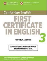Cambridge FCE 3 Student's Book without answers  for updated exam - Иностранные языки