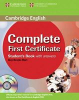 Complete First Certificate SB with answers with CD-ROM - Иностранные языки