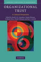Organizational Trust. A Cultural Perspective