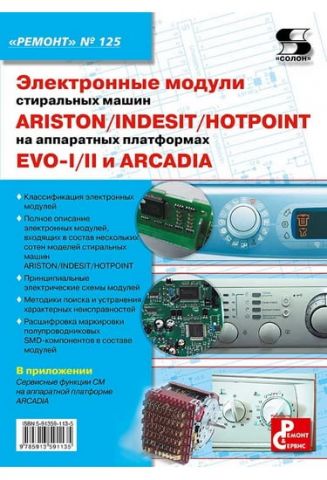 Електронні модулі пральних машин INDESIT/ARISTON/HOTPOINT на апаратних платформах EVO-I. Вип.125. - фото 1