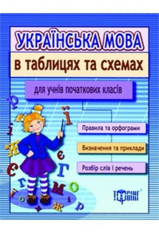 Таблиці та схеми для молодшої школи Українська мова для учнів початкових класів(За новою програмою) - фото 1