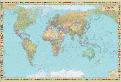 Політична карта світу , м-б 1:22 000 000 - фото 1