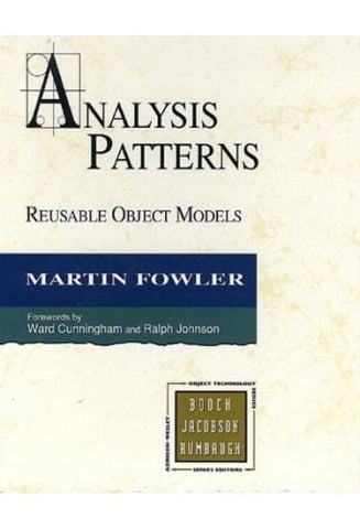 Analysis Patterns: Reusable Object Models (paperback) - фото 1
