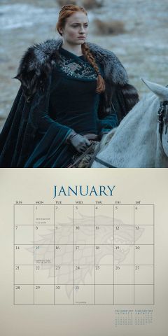 Game of Thrones 2018 Wall Calendar - фото 4