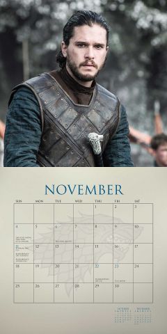 Game of Thrones 2018 Wall Calendar - фото 5