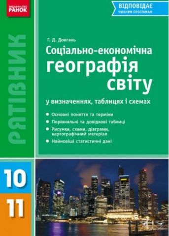 СП Географія у визн.табл. 10-11 кл. (Укр)/НОВИЙ - фото 1