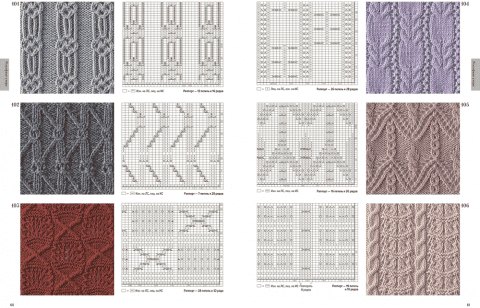 Большая книга японских узоров. 260 необычных схем для вязания спицами - фото 2