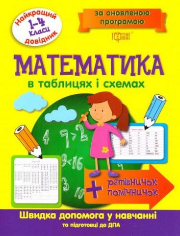 Математика в таблицях і схемах. 1-4 класи