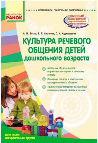 СУЧАСНА дошк. освіта: Культура речевого общения детей...