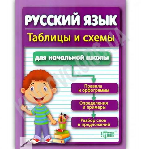 Російська мова Таблиці та схеми для початкової школи Авт: Курганів С. Вид: Торсінг - фото 1