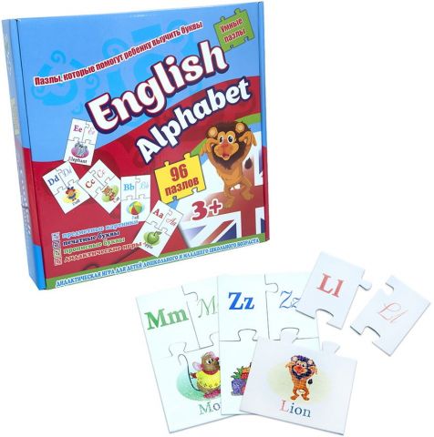 Навчальні пазли English alphabet - фото 1