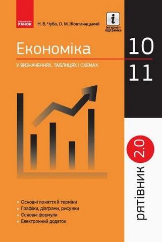 СП Економіка у визн.табл.і схем. 10-11 кл. Рятівник 2.0 (Укр) - фото 1