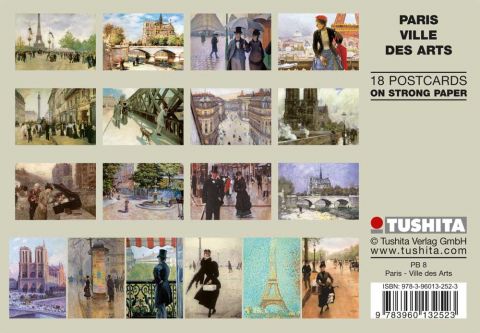 Набор почтовых открыток  Paris, Ville des Artes - фото 2