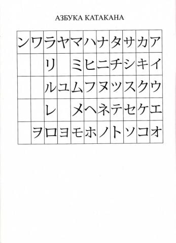 Японский язык. Азбука катакана  Учебно-методическое пособие - фото 5