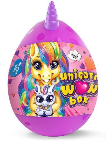 Детский игровой набор для творчества Яйцо Единорога Unicorn WOW Box Danko Toys - фото 1