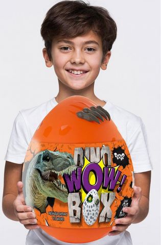 Детский игровой набор для творчества Яйцо Динозавра Dino WOW Box Danko Toys - фото 2