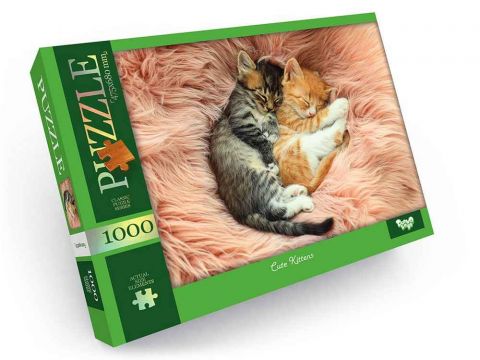 Пазлы 1000 элементов Cute Kittens Danko Toys - фото 2