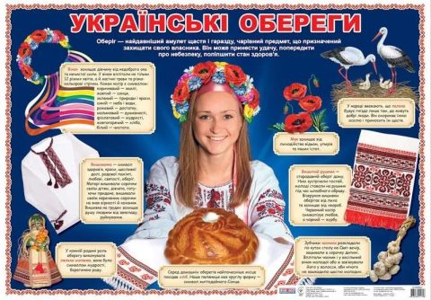 Плакат українські обереги - фото 1