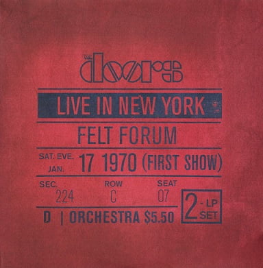 The Doors – Live In New York (2LP, Album, Reissue, 180 Gram, Vinyl) - фото 1