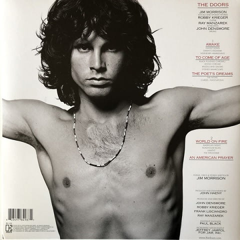 Jim Morrison, The Doors - An American Prayer - Music By The Doors (Vinyl) - фото 3