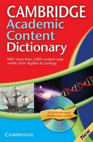Cambridge Academic Content Dictionary with CD-ROM [Paperback]