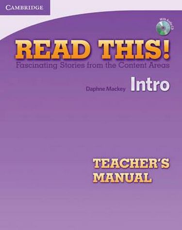 Read This! Intro Teacher's Manual with Audio CD