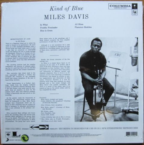 Miles Davis – Kind Of Blue (Vinyl) - фото 2