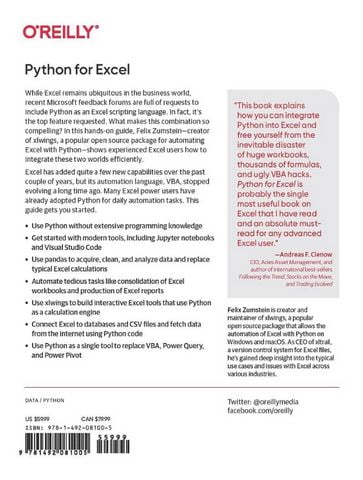 Python for Excel: A Modern Environment for Automation and Data Analysis - фото 2