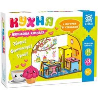 Кімната с меблями Кухня КОЛЬОР Дерев'яний 3Д конструктор