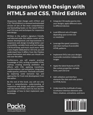 Responsive Web Design with HTML5 and CSS. Develop future-proof responsive websites using the latest HTML5 and CSS techniques, 3rd Edition - фото 2
