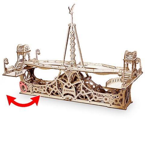 Пішохідний міст Колекційна 3D-модель з дерева - фото 3