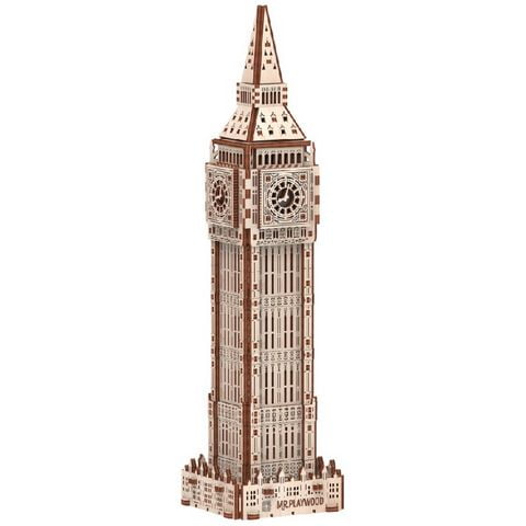Біг-Бен. Механічна деревяна 3D-модель - фото 3