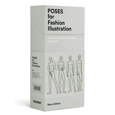 Poses for Fashion Illustration - Mens (Card Box) - фото 1