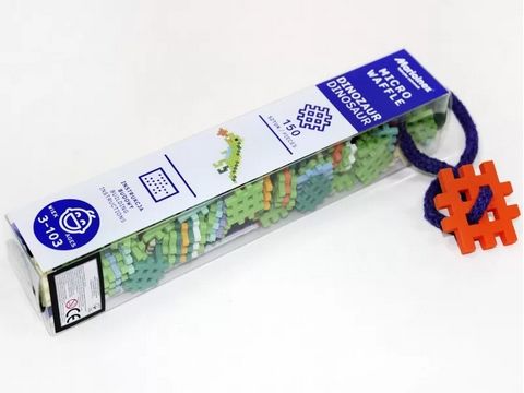 Конструктор MICRO WAFFLE DINOSAUR (150 деталей) - фото 1