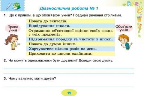 Я досліджую світ 3 клас.  Діагностичні тест-картки. Гільберг Т. Г. - фото 5