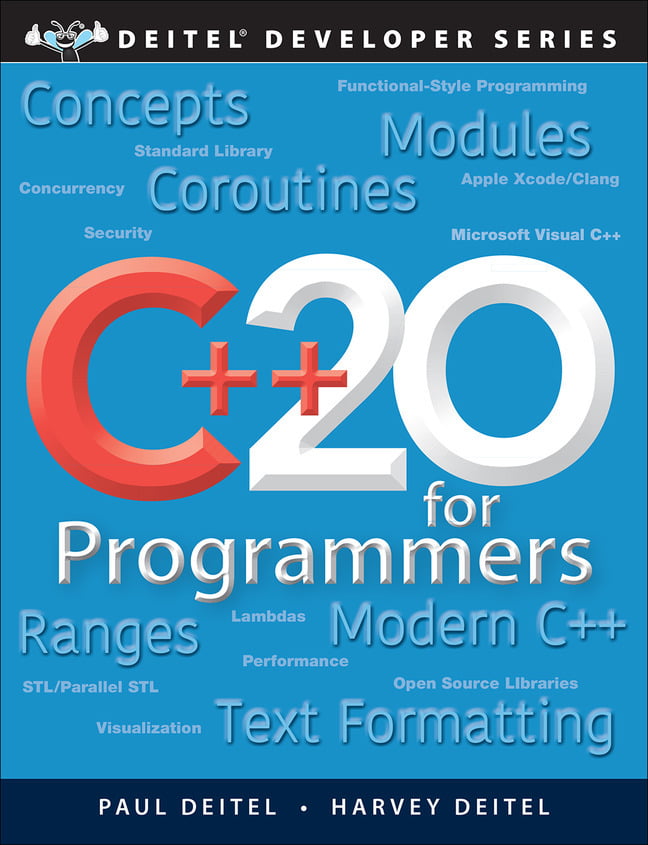 C++20 for Programmers (Deitel Developer Series) 3rd Edition