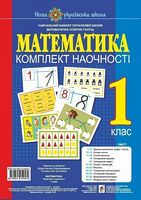 Математика. 1 клас. Комплект наочності. НУШ (з магнітами)