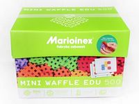 Конструктор MINI WAFFLE EDU з картками (500 деталей)