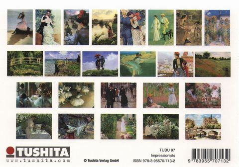 Набор почтовых открыток Impressionists. 24 открытки - фото 2