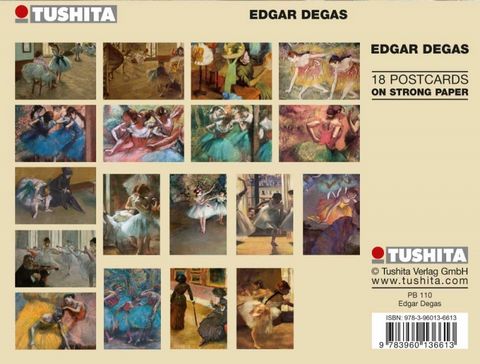 Набор почтовых открыток Edgar Degas. 18 открыток - фото 2