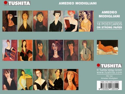 Набор почтовых открыток Amadeo Modigliani. 18 открыток - фото 2