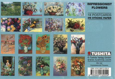 Набор почтовых открыток Impressionist Flowers. 18 открыток - фото 2
