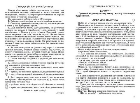 ДПА 2020, 4 кл. Підсумкові контрольні роботи з Української мови та читання - фото 2