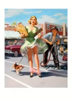 ART FRAHM. The Shake Down, 1955 - Открытки Календари Плакаты