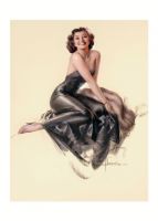 ROLF ARMSTRONG. Pin-Up In Black