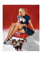 GIL ELVGREN. Some Cute Tricks, 1951 - Подарочные открытки