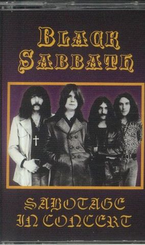 Black Sabbath – Sabotage In Concert (Cassette) - фото 1